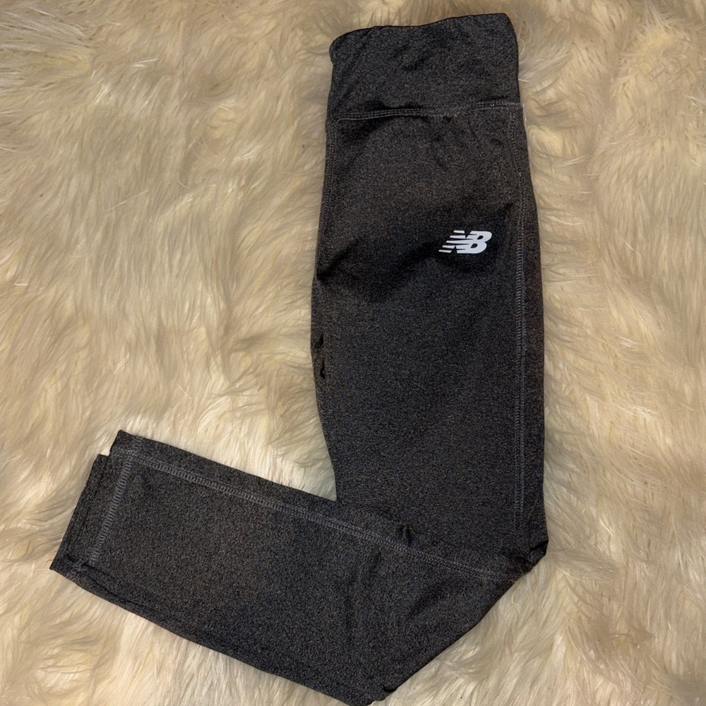 New Balance Kids Charcoal Leggings